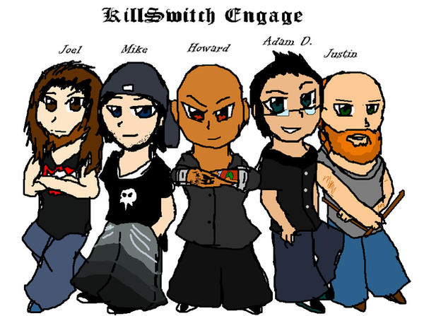 Killswitch Engage Chibi by Teckito on DeviantArt