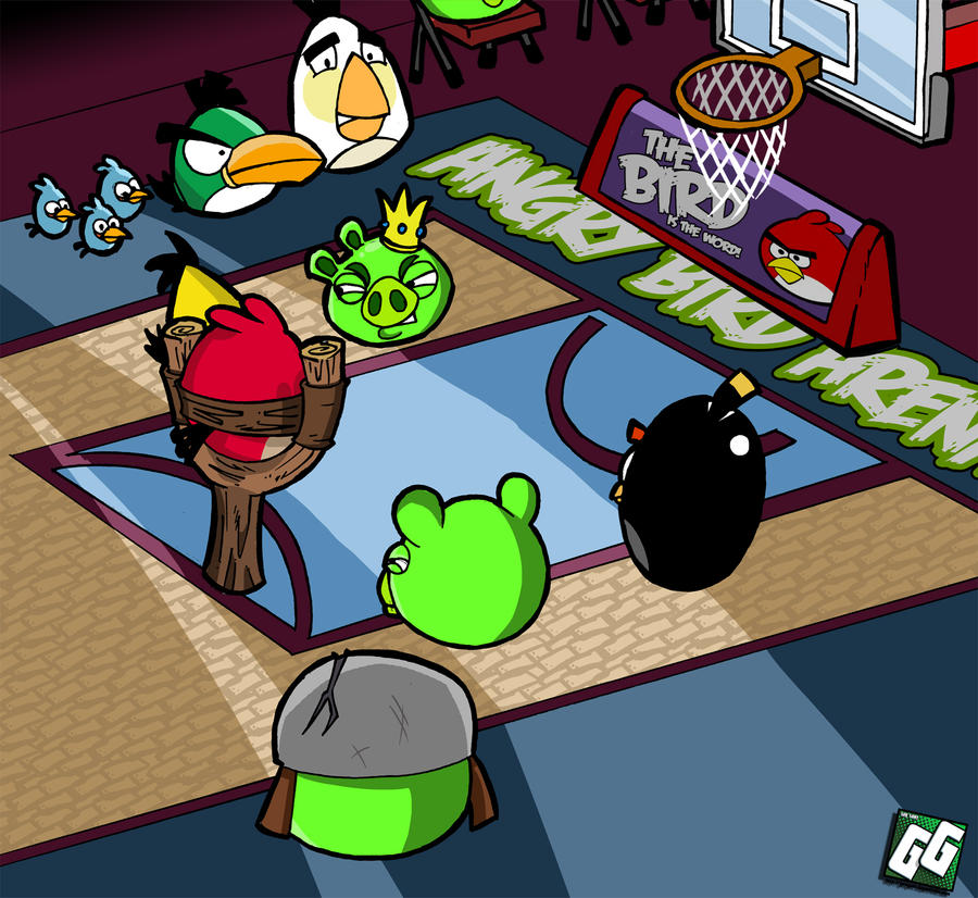 Angry Birds Basketball