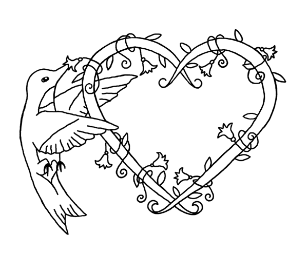 Hummingbird heart tattoo by no-plain-jane on DeviantArt