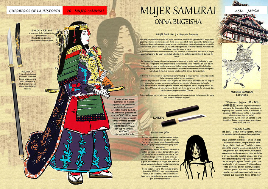 onna bugeisha, samurai woman by Ryoishen