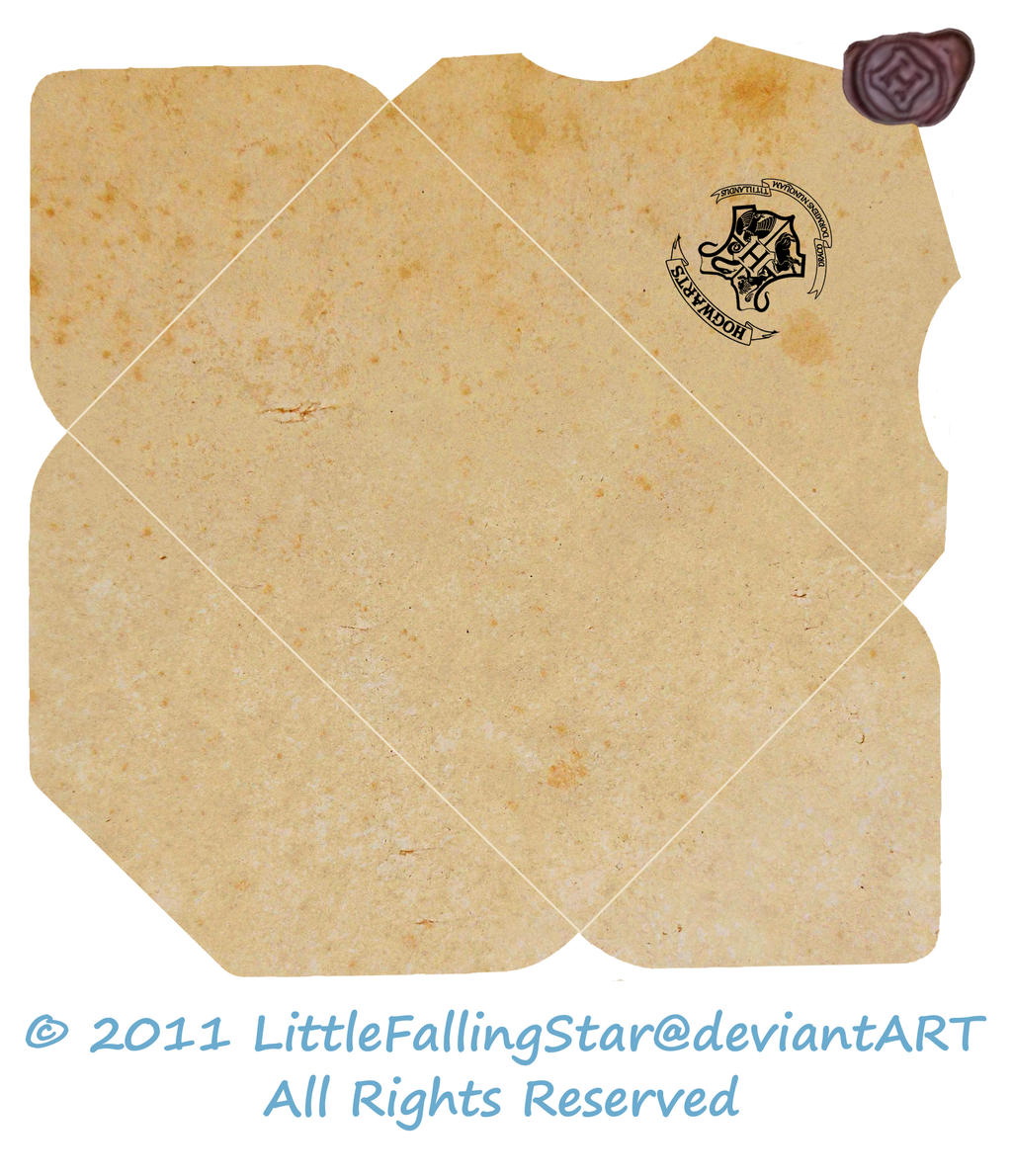 Hogwarts Envelope by LittleFallingStar on DeviantArt