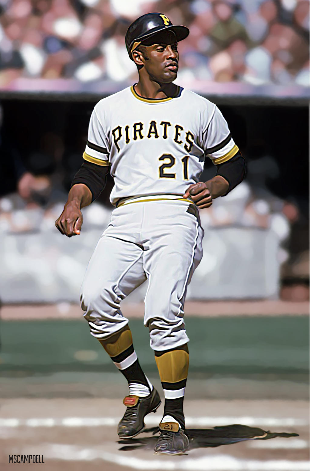 Roberto Clemente - Pittsburgh Pirates by MSCampbell on DeviantArt