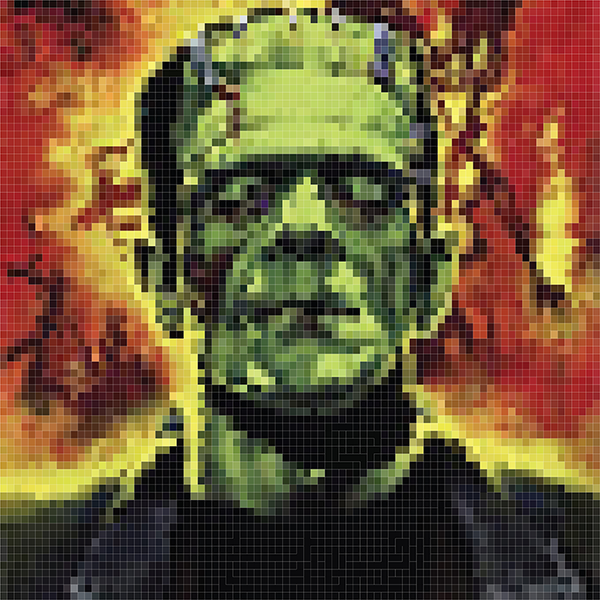 Frankenstein - pixel art style by InkedWithPixels on DeviantArt