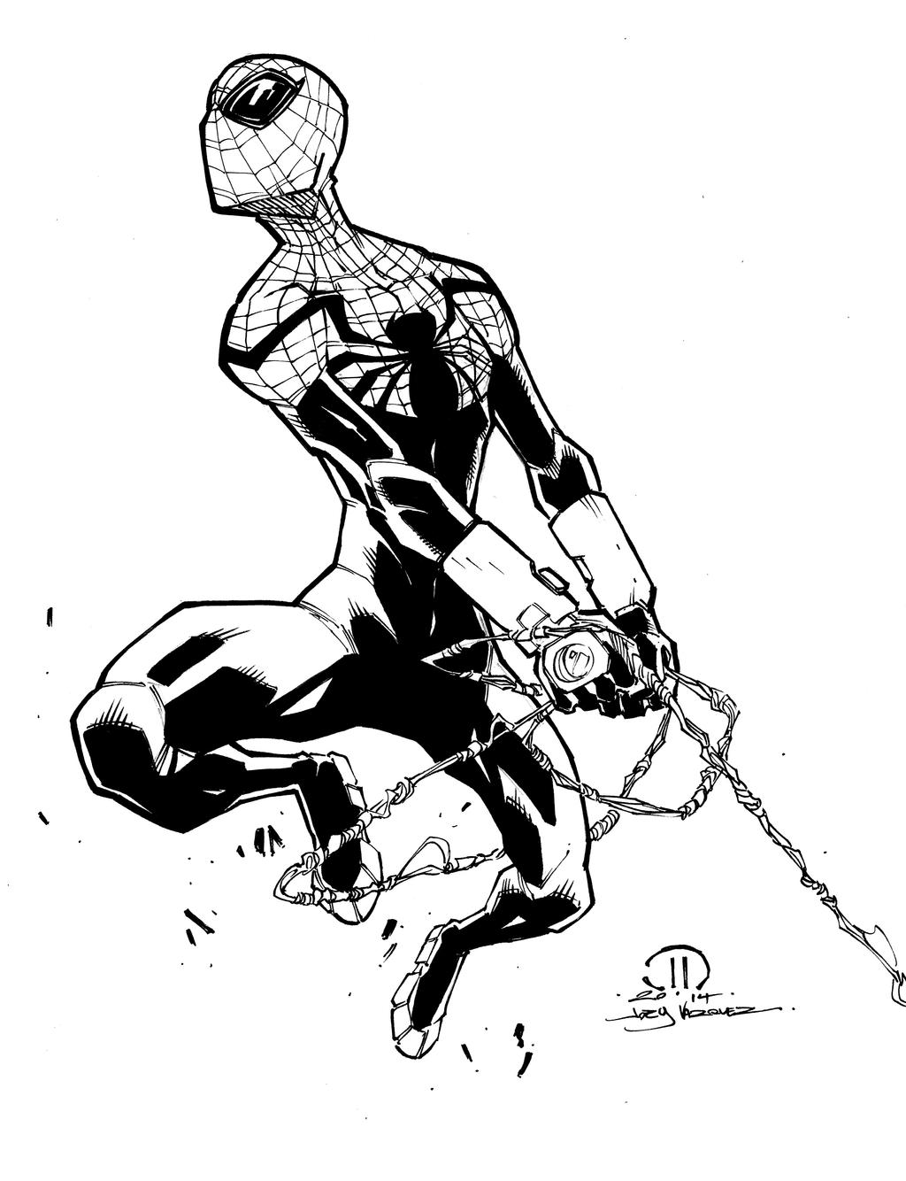 Superior Spider-man marker sketch inks by JoeyVazquez on ...