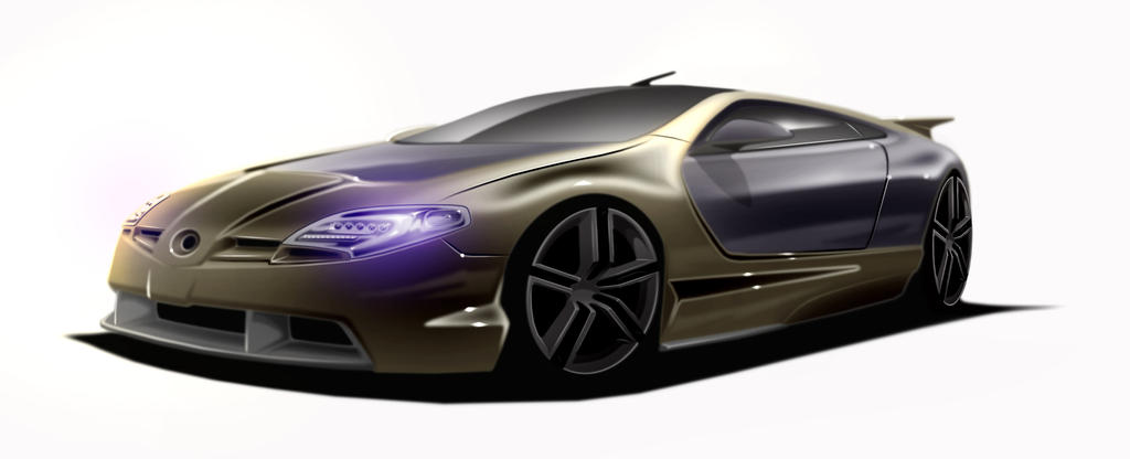 Ford Cougar concept front view by zinckat on DeviantArt