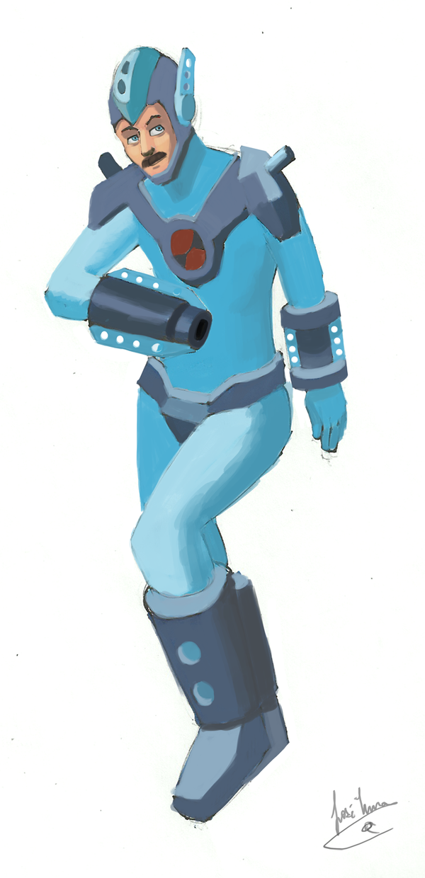 Megaman redesign by kadomaru on DeviantArt