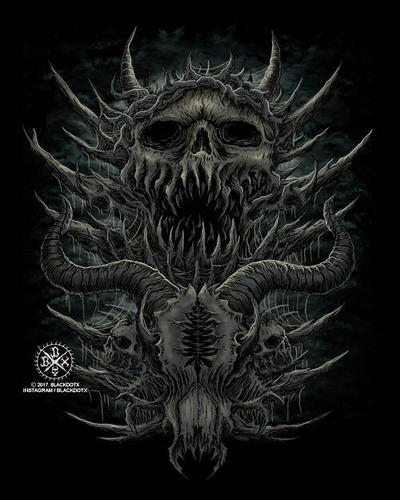 Brutal death metal death metal artwork for sale by blackdotx on DeviantArt