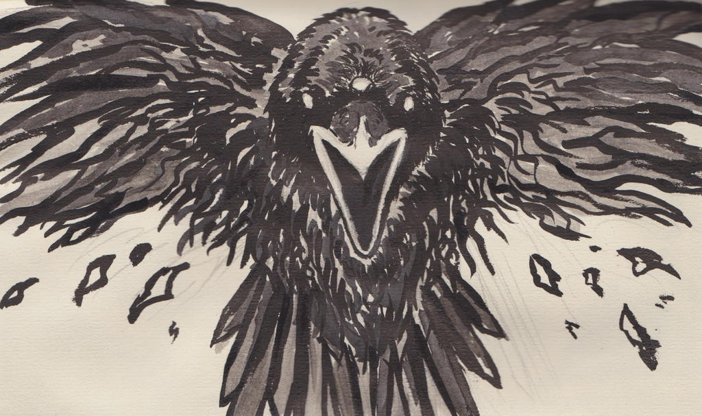 Three-eyed Raven - Game of Thrones by Loganthir on DeviantArt