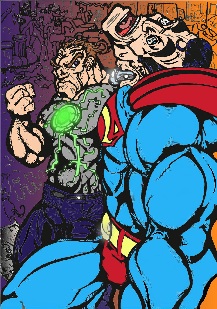 Superman Vs Metallo by lordjari on DeviantArt