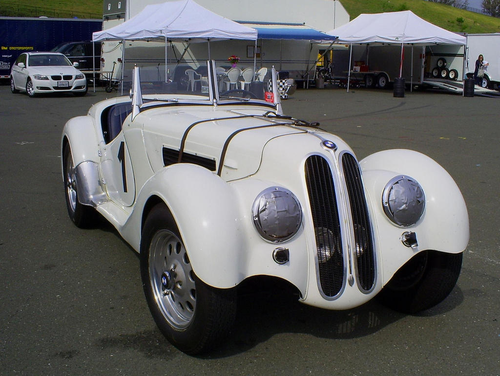 1938 BMW 328 convertible front by Partywave on DeviantArt