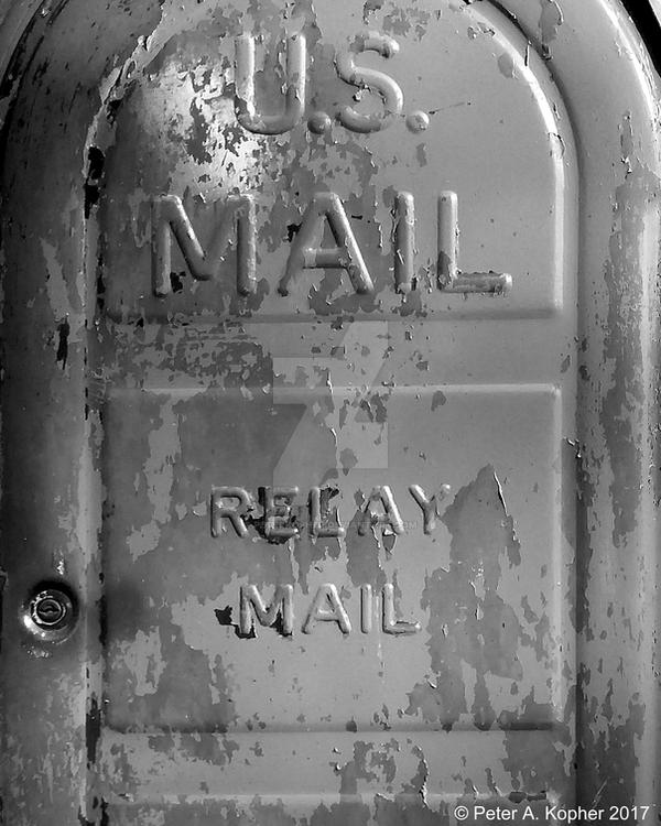 U.S. Mail b+w by peterkopher