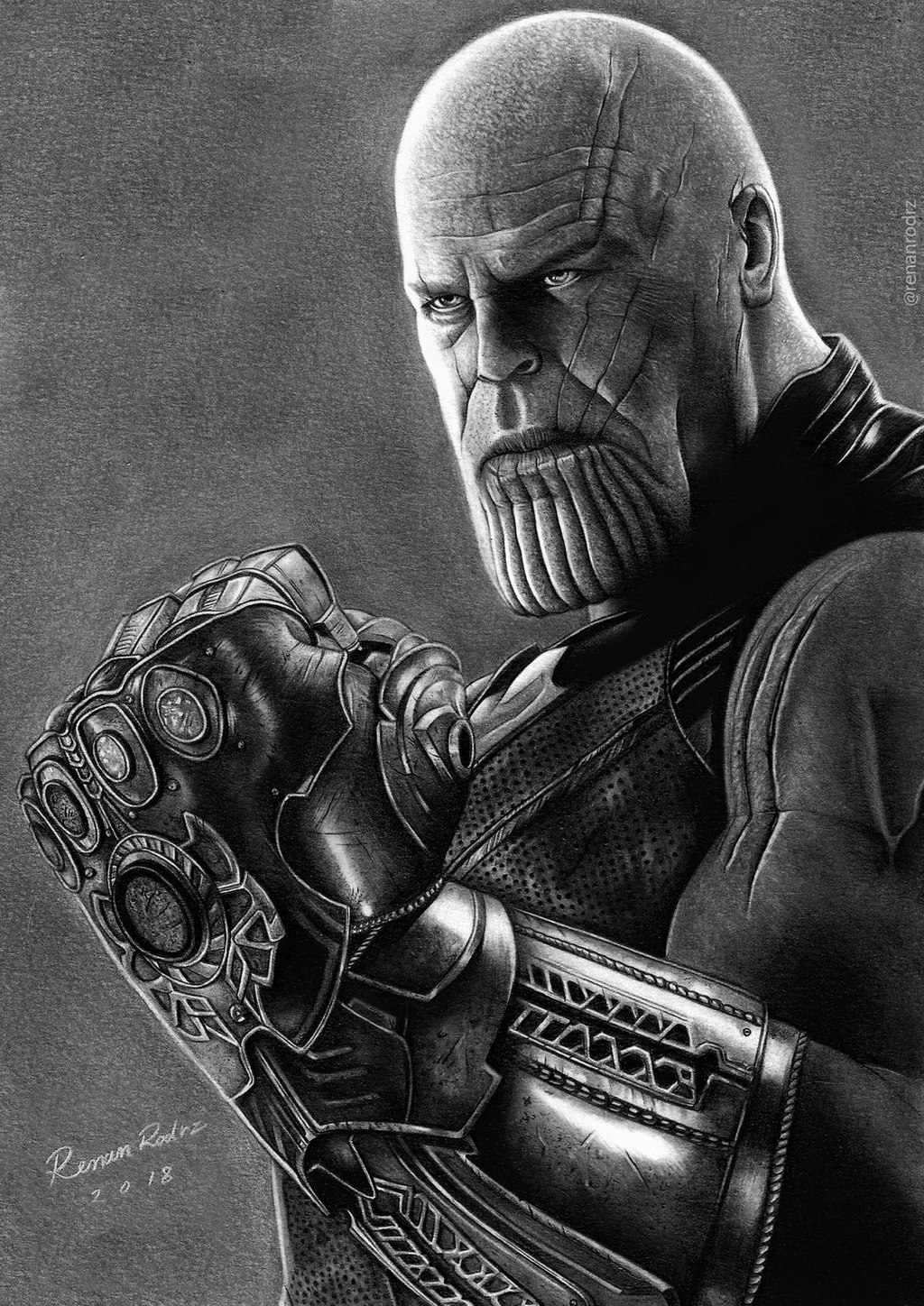 THANOS INFINITY WAR DRAWING by Renanrodrz on DeviantArt