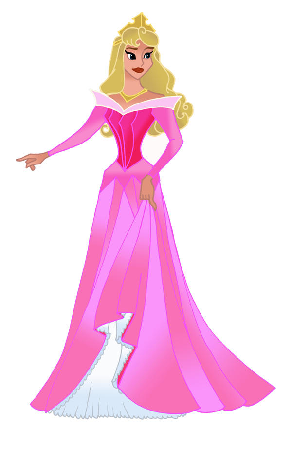The Princess Aurora in Pink by Applefied on DeviantArt