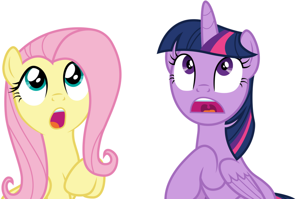 Fluttershy And Twilight by loise6666 on DeviantArt