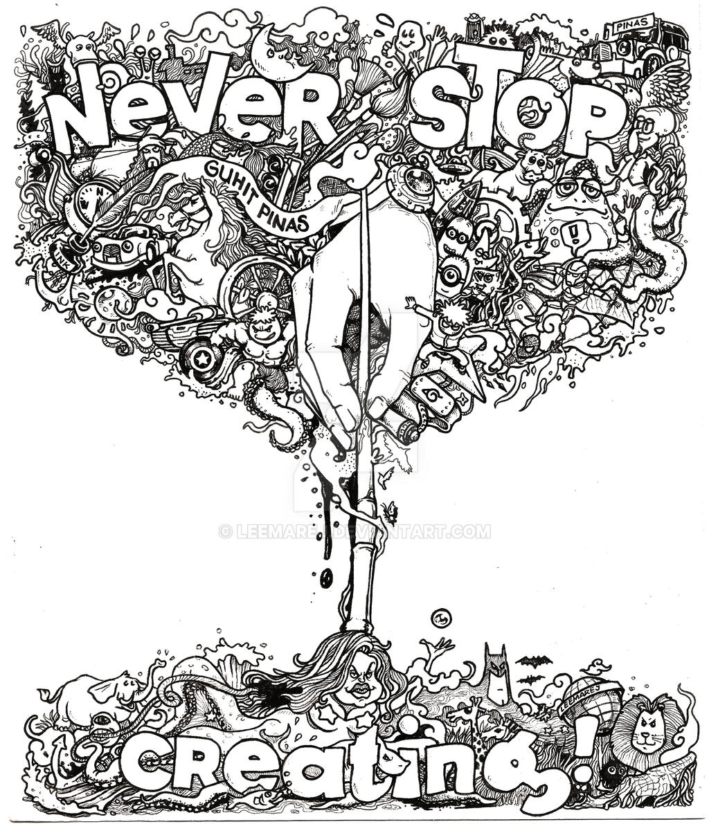 Doodle Never Stop Creating By Leemarej On DeviantArt