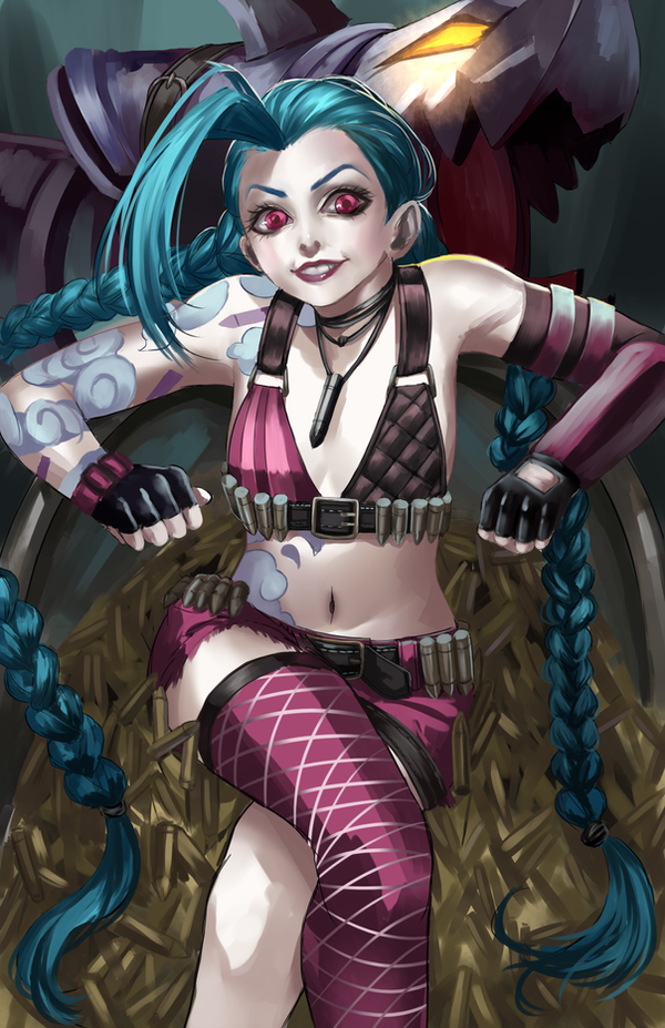 Jinx Come On Shoot Faster Jinx by Velurie on DeviantArt