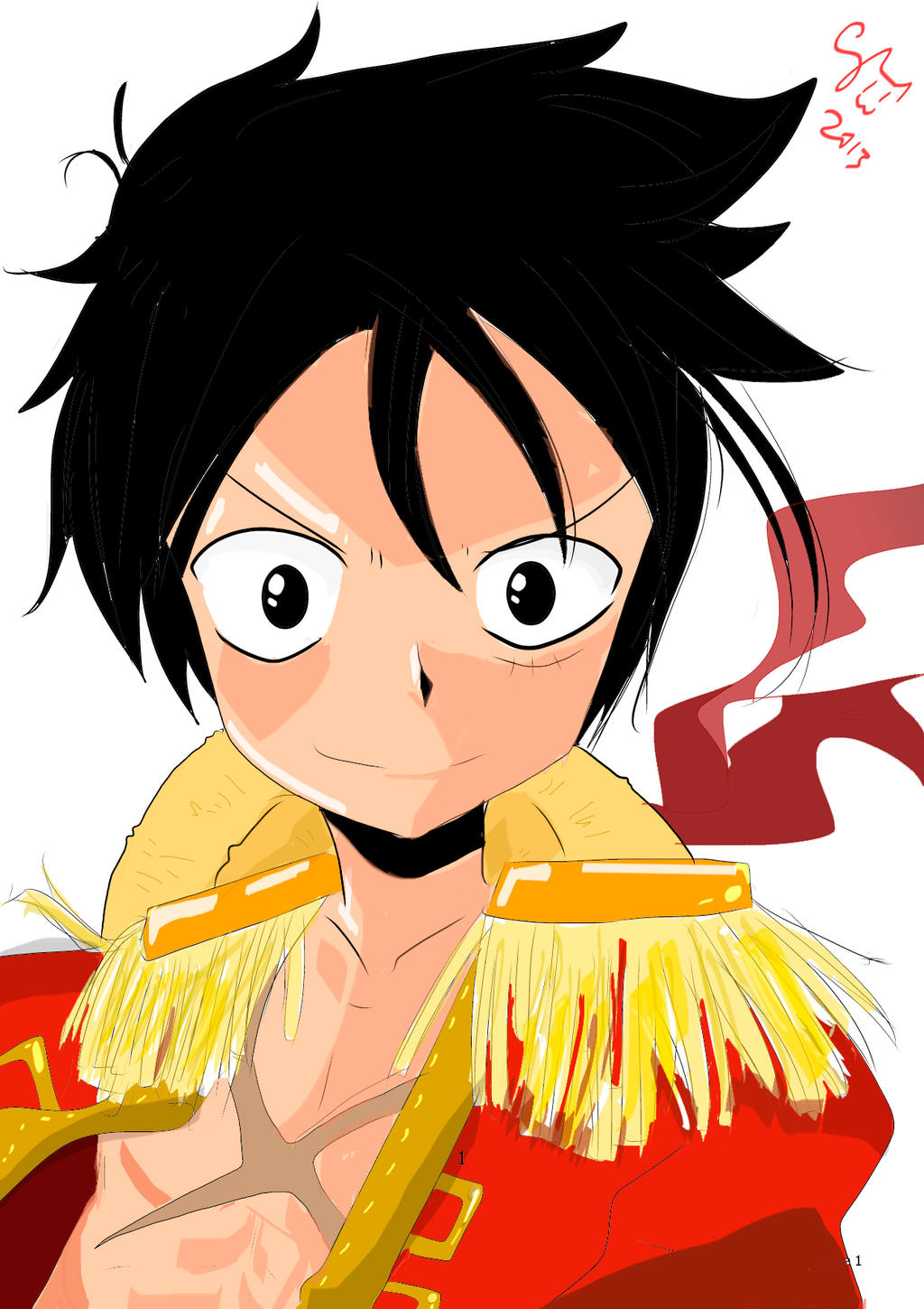 Luffy The Pirate King by minivitale on DeviantArt