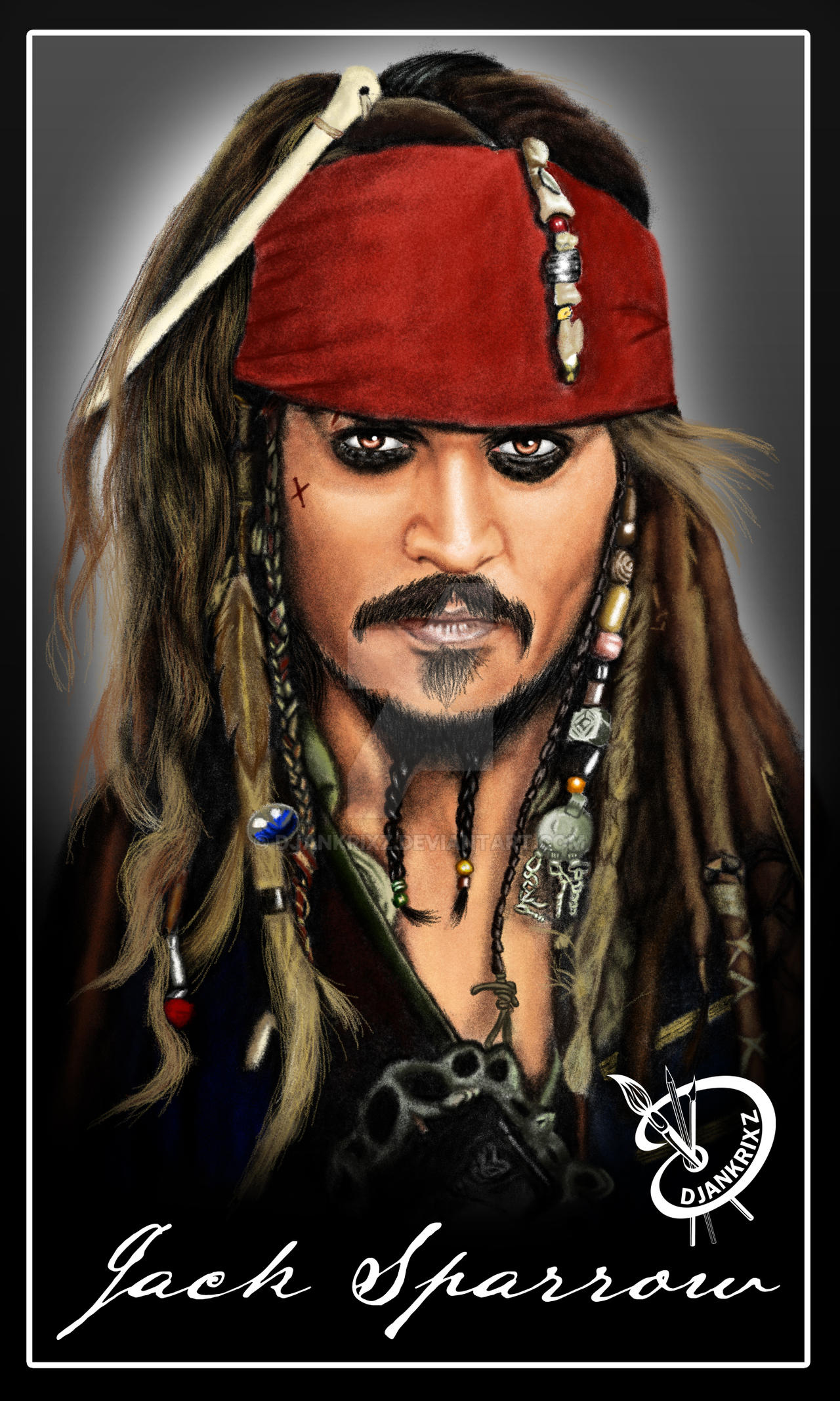Jack Sparrow ( Pencil Color With MY Paint ) by djankrixz on DeviantArt