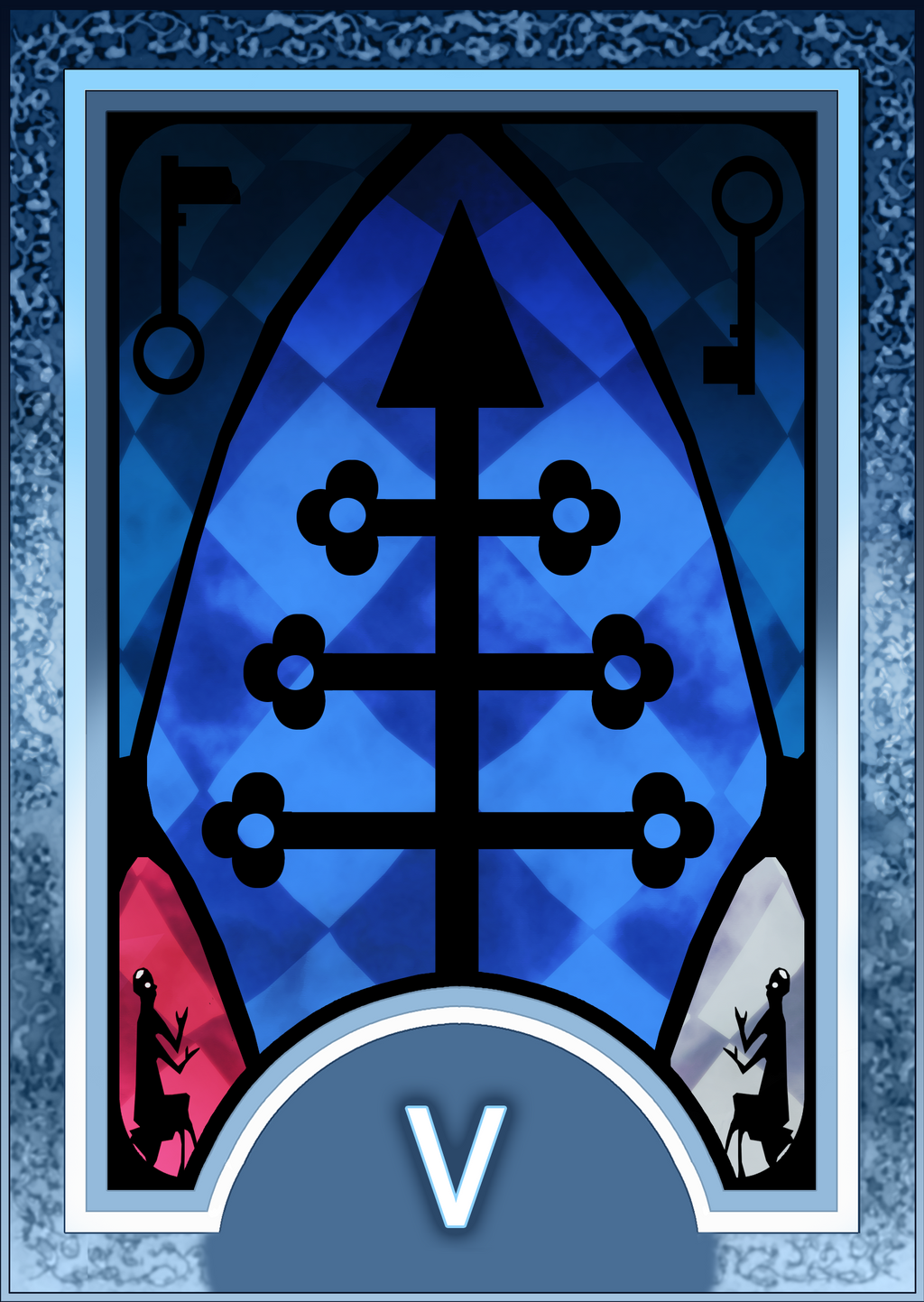 Persona 3/4 Tarot Card Deck HR Hierophant Arcana by