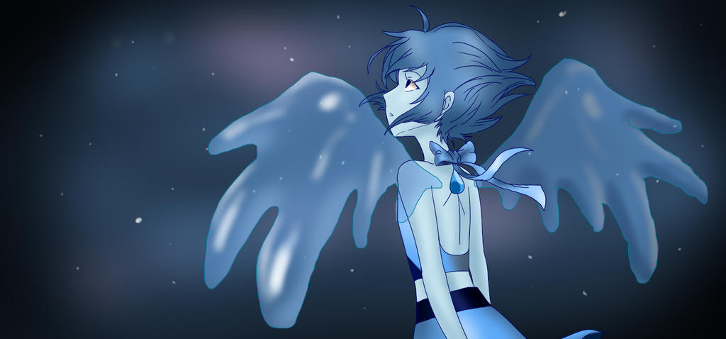 Recently got into Steven Universe and fell in love with Lapis' design.