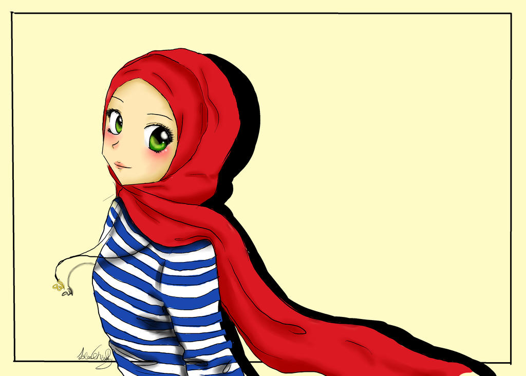 Anime Muslim Girl Hijab