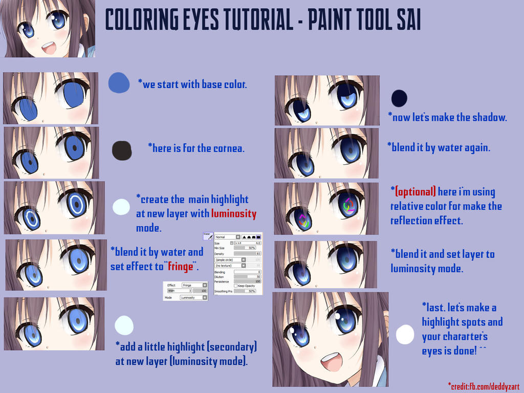 Paint Tool SAI Tutorial: Coloring Eyes by deddyz on DeviantArt