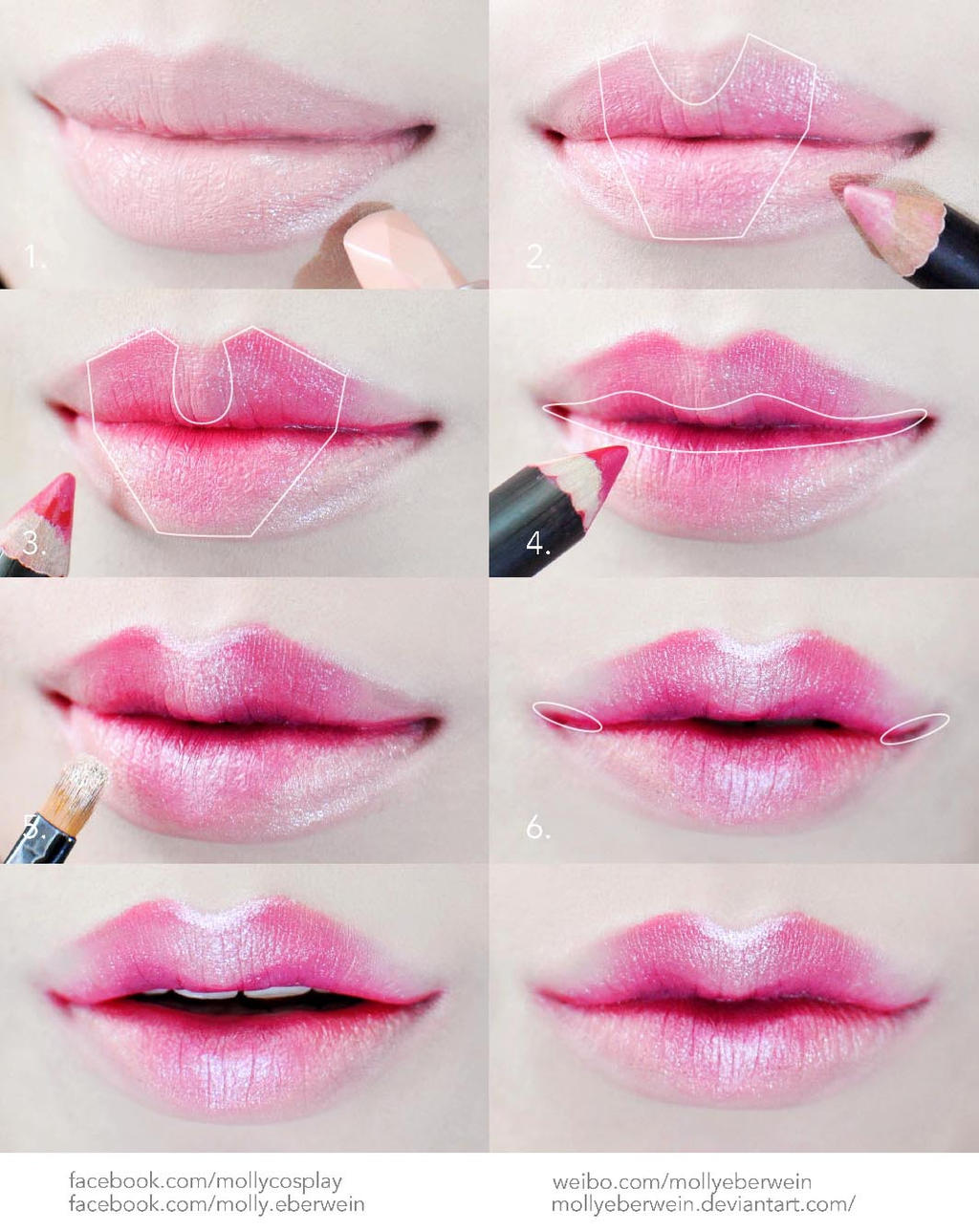 Cosplay Dolly Lips Makeup Tutorial By Mollyeberwein On DeviantArt