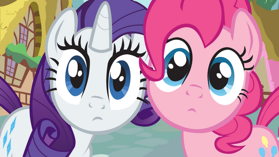 pinkie_pie_and_rarity_staring_by_shellto