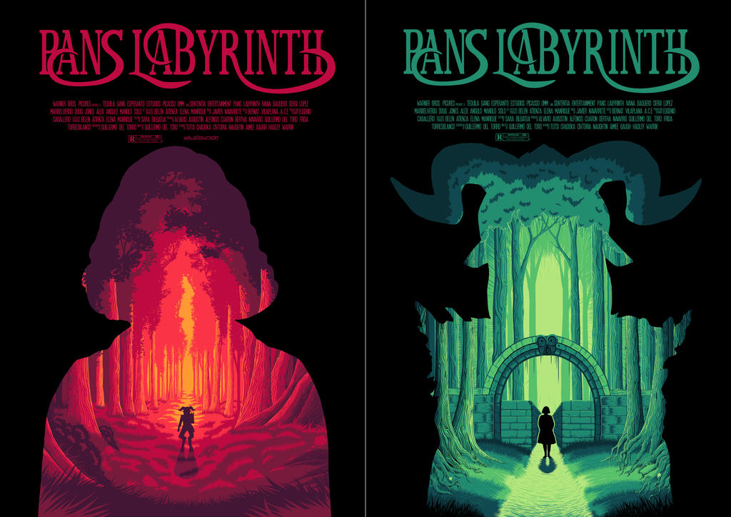 Final Pan's Labyrinth posters by yuri123454321