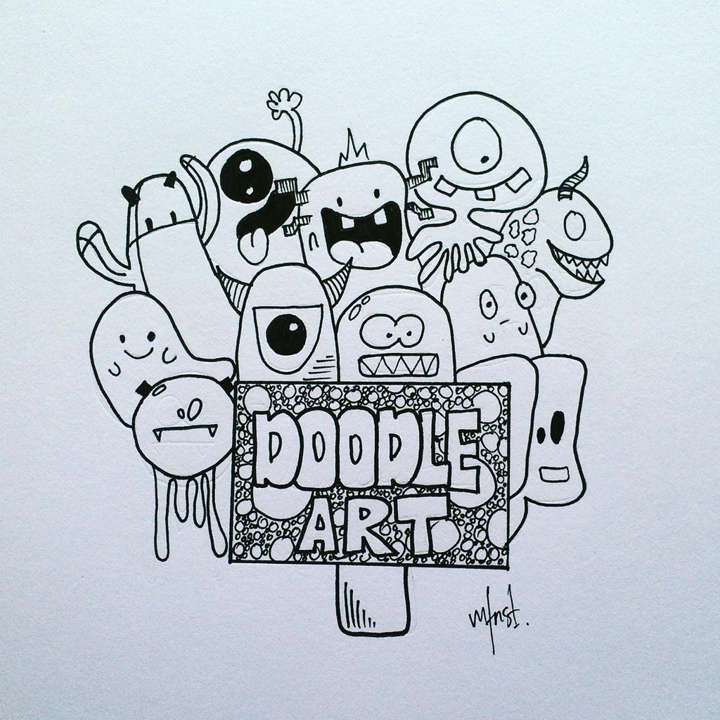 Mfnst Doodle Art Doodle Art Monster By Mfnst On DeviantArt