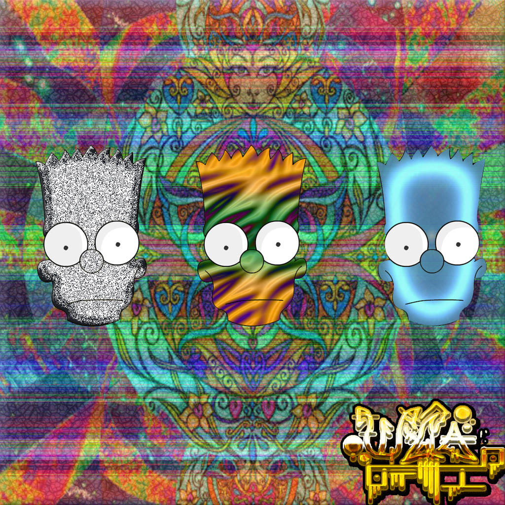 Bart Simpson Trippy by BeatChopinWyo on DeviantArt