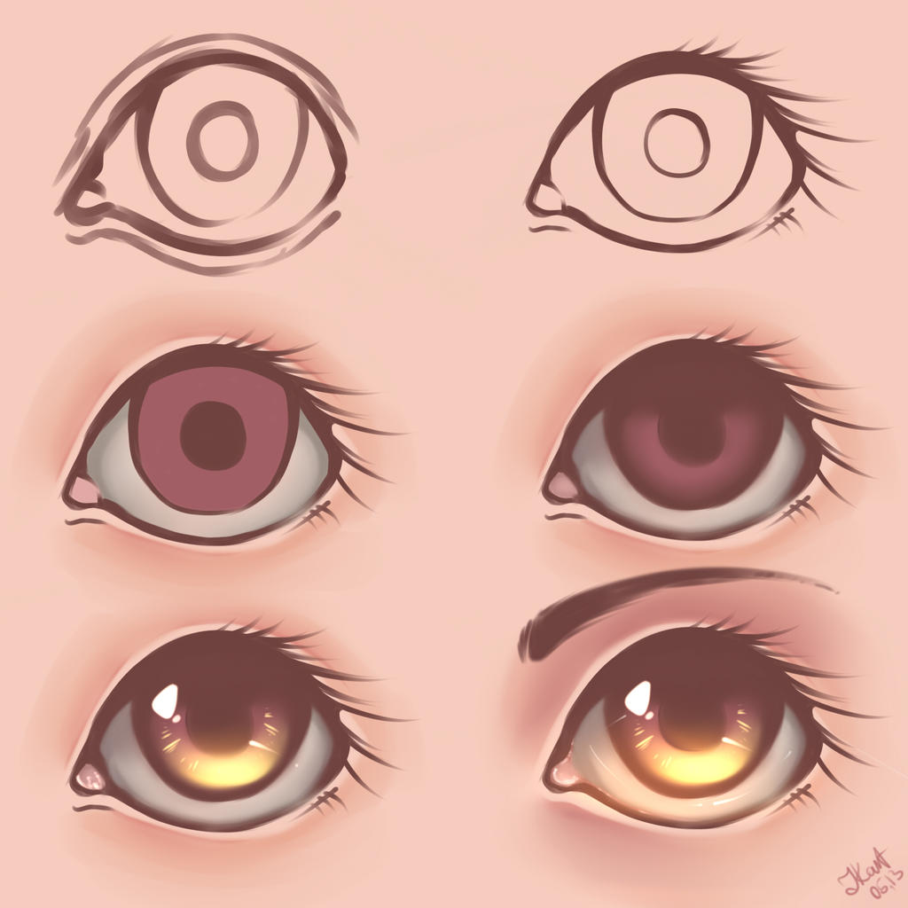 How To Draw Anime Eyes Closed : How to Draw Closed, Closing & Squinted