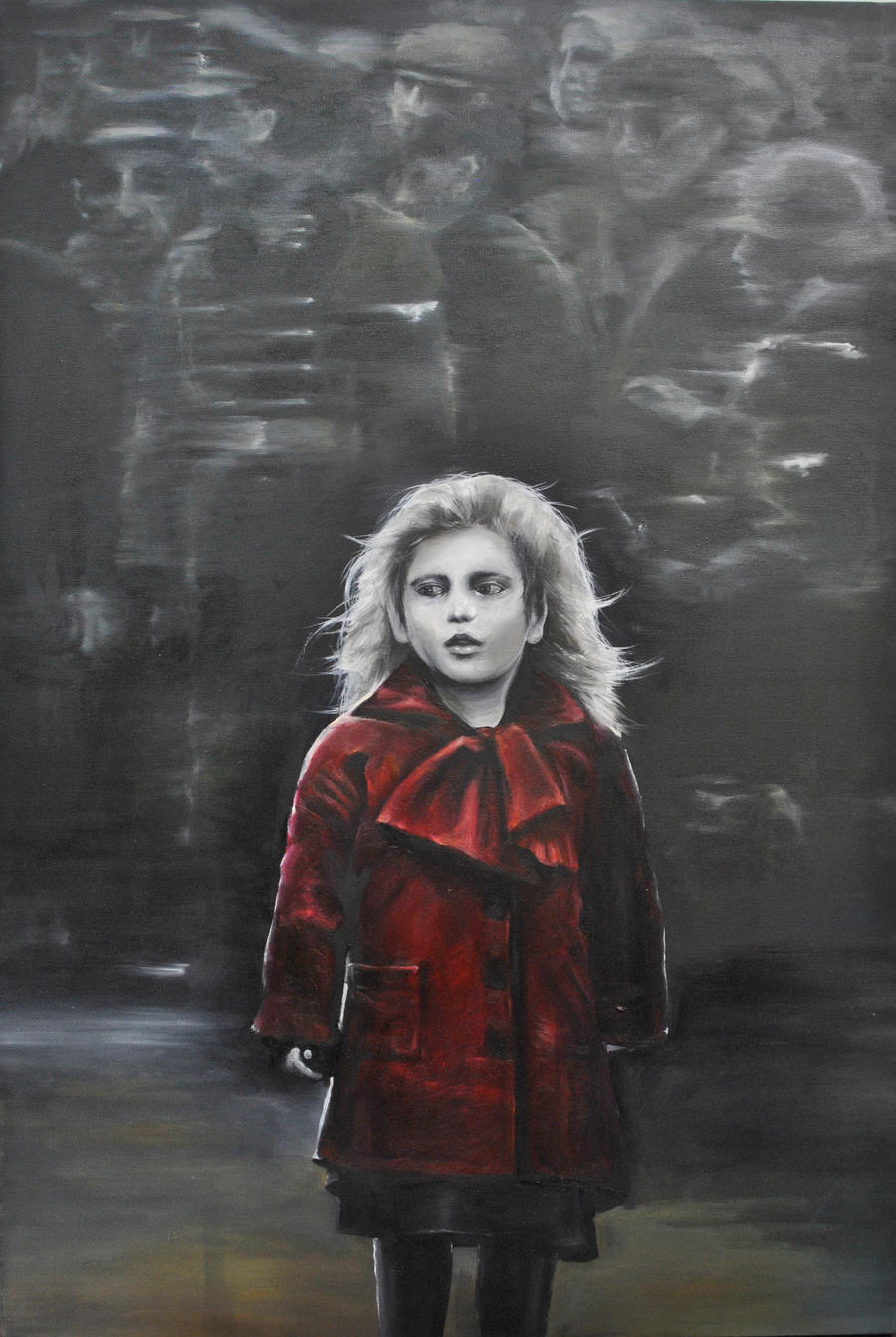 Little Girl in the Red Coat by boninuit on DeviantArt
