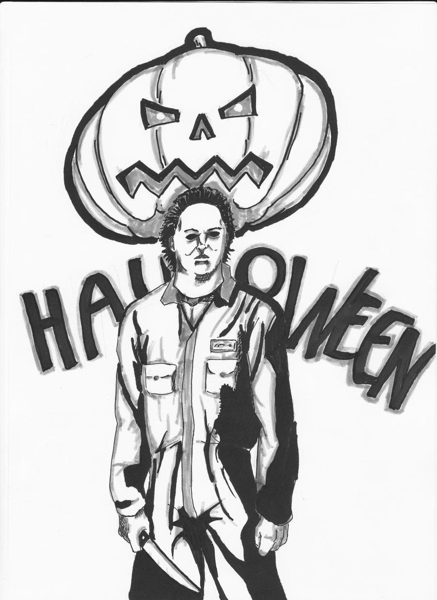 Michael Myers Mask Coloring Pages Coloring Myers Michael Waldo Harvey