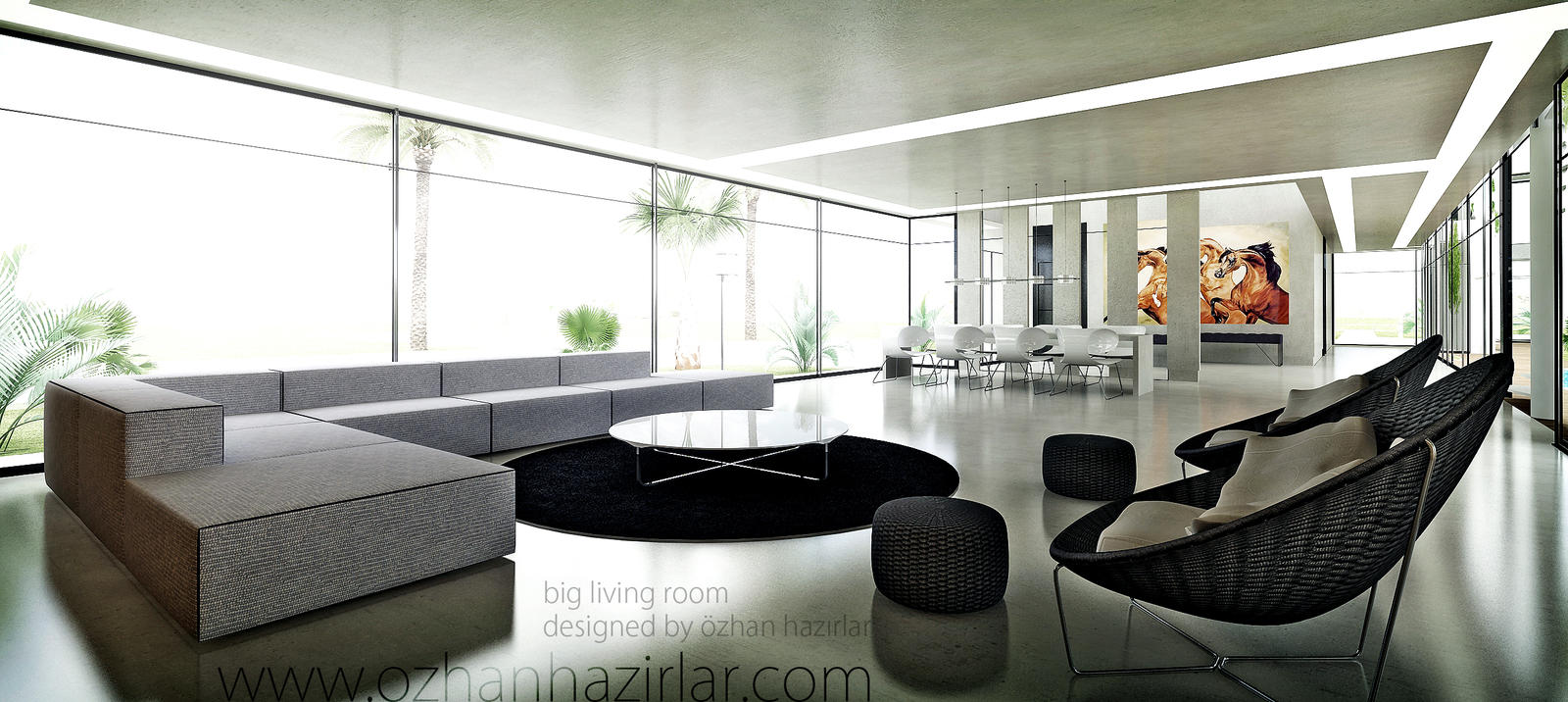 big living room by ozhan on DeviantArt