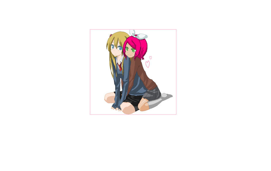Anime Best Friends: Used a Base by winkyface427 on DeviantArt