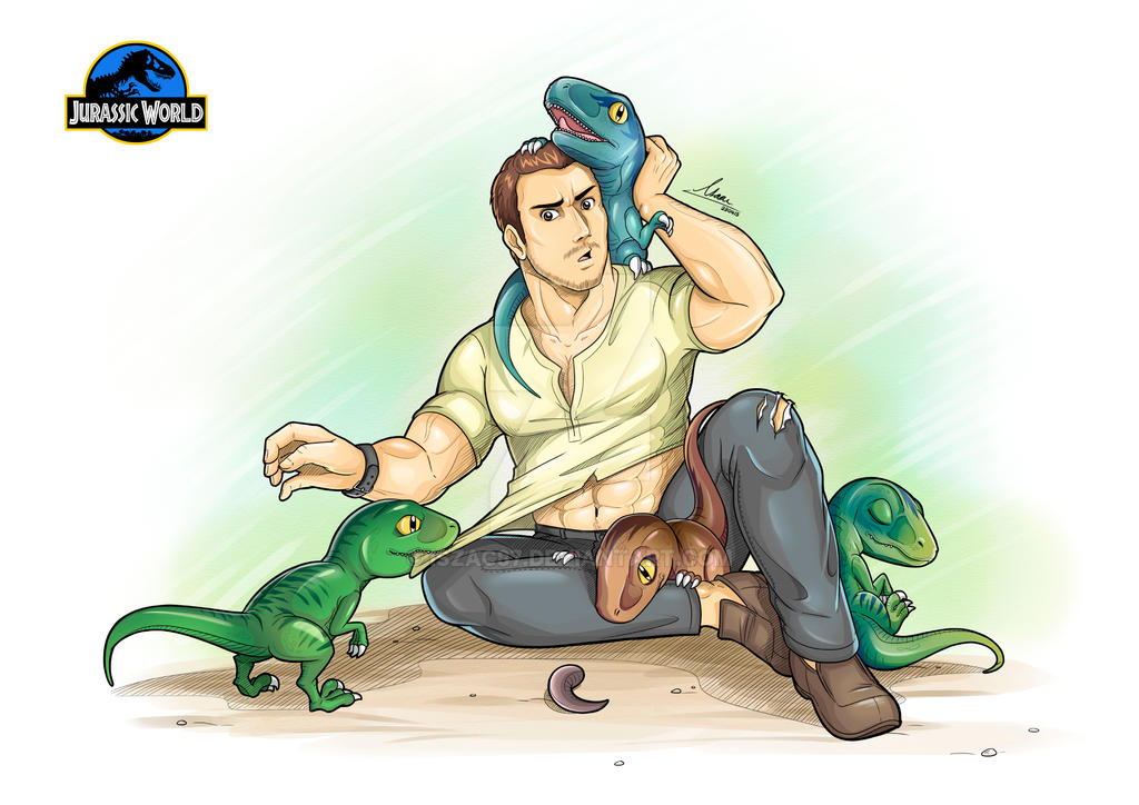 Owen And His Raptors - Jurassic World by iszac87 on DeviantArt