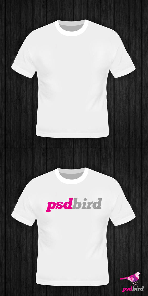 Download Free Blank T-Shirt Mockup Template PSD by psdbird on ...