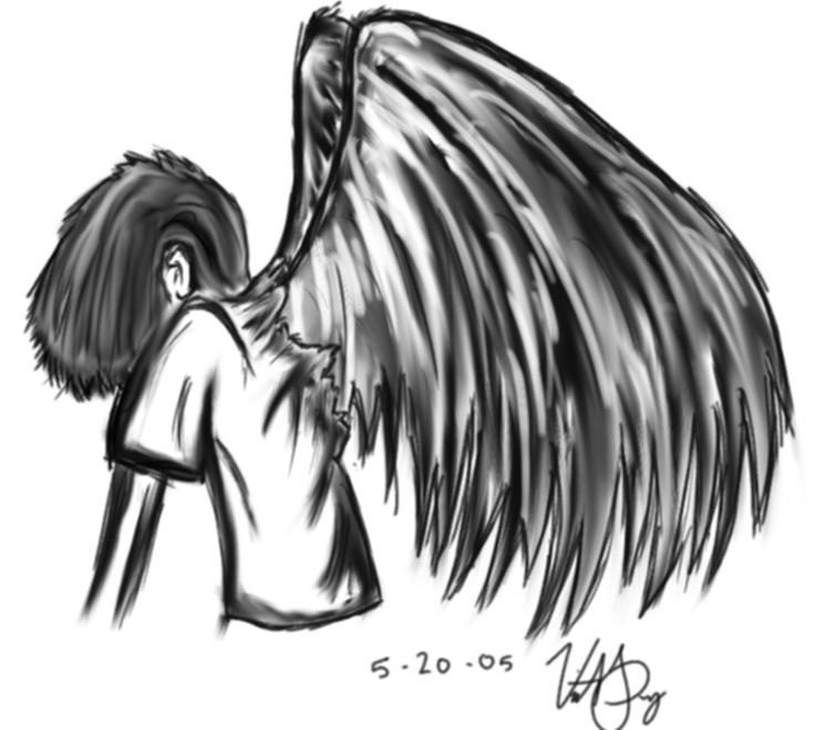 .another emo angel. by veence on DeviantArt