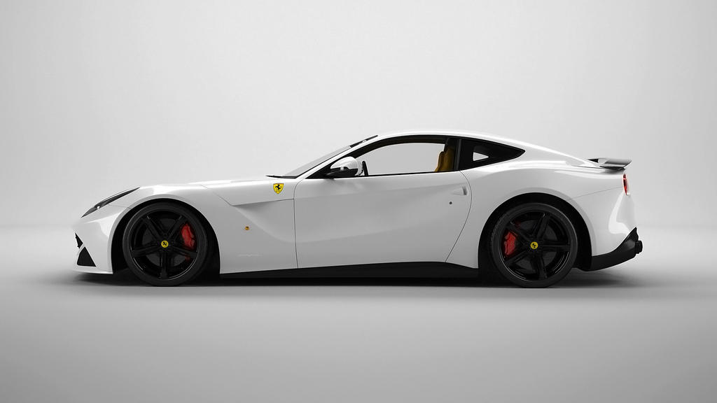 Ferrari F12 Berlinetta - White by DutaAV on DeviantArt